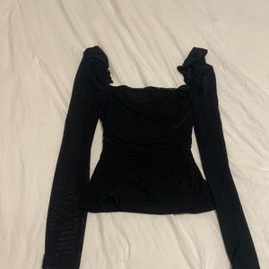 Square neck top